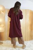Rein Lightweight Trench Burgundy /7=